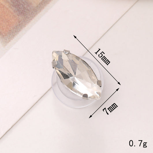Adornos de Cristal Brillante para Zapatos - Accesorios DIY Estilo Clásico con Flor de Perla - Image 32