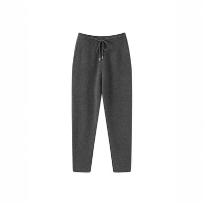 Pantalones Deportivos Casuales de Lana Gruesa Color Sólido para Hombre - Image 3