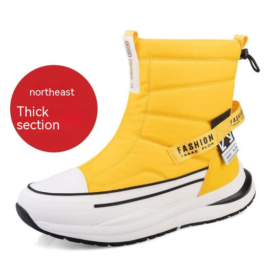 Zapatos Casuales para Hombre de Algodón Impermeables con Forro de Lana Invernal - Image 8