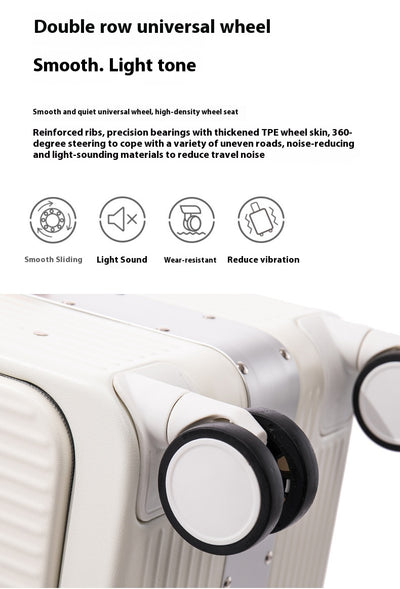 Maleta Trolley Multifuncional con Cargador USB y Ruedas Universales 20 Pulgadas - Image 32