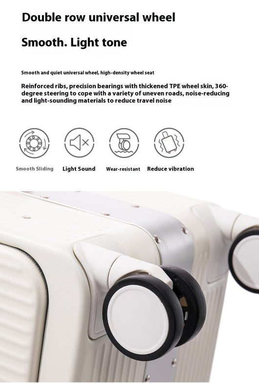 Maleta Trolley Multifuncional con Cargador USB y Ruedas Universales 20 Pulgadas - Image 32