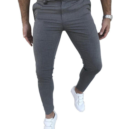Pantalones Casuales de Color Liso - Image 10
