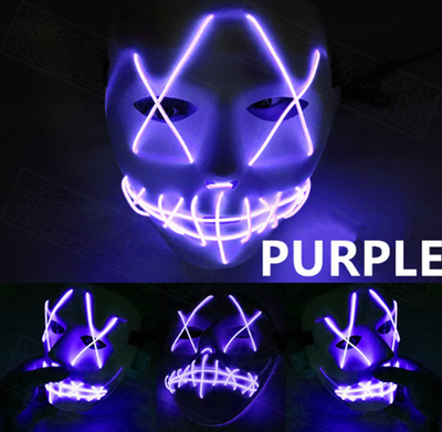 Máscara LED Brillante para Todo el Rostro - Halloween - Image 23