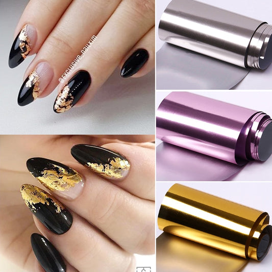 Calcomanías Transferibles Nail Star Oro Rosa