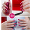 Esmalte de Uñas Efecto Espejo Plateado