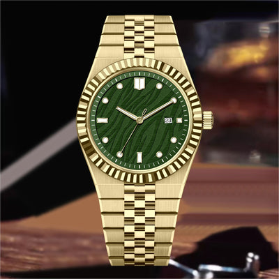 Reloj de Cuarzo Ejecutivo con Correa de Acero Inoxidable para Hombre - Image 4