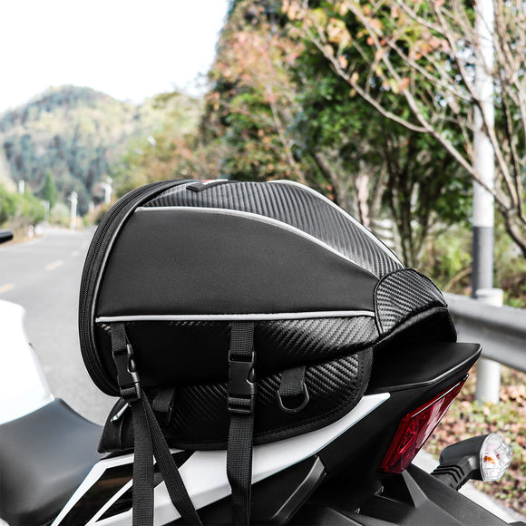 Bolso Crossbody Impermeable para Motocicleta - Cuero Microfibra Multifuncional
