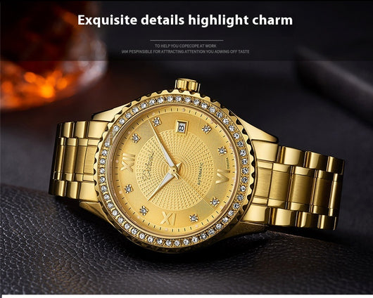Reloj Automático Mecánico Impermeable con Esfera Luminosa - Image 19