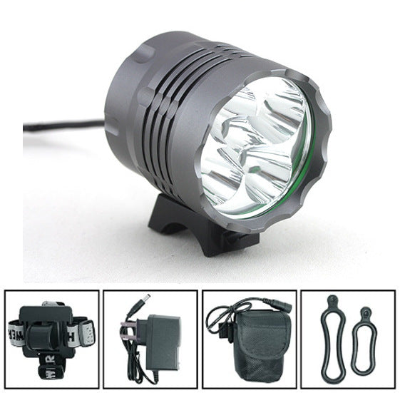 Faro LED 5T6 para Bicicleta de Montaña - Luz Frontal Ultra Potente