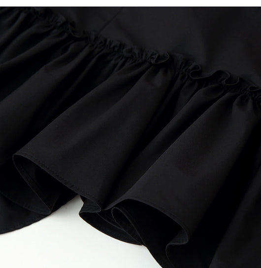 Blusa sin Mangas con Diseño Irregular y Volantes Perlados para Mujer - Image 18