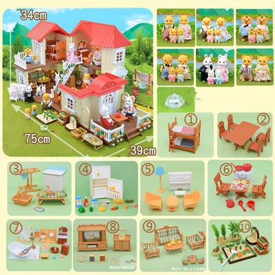 Casa de Muñecas Bosque Luminoso - Villa Familiar Senbel para Niños y Niñas - Image 9