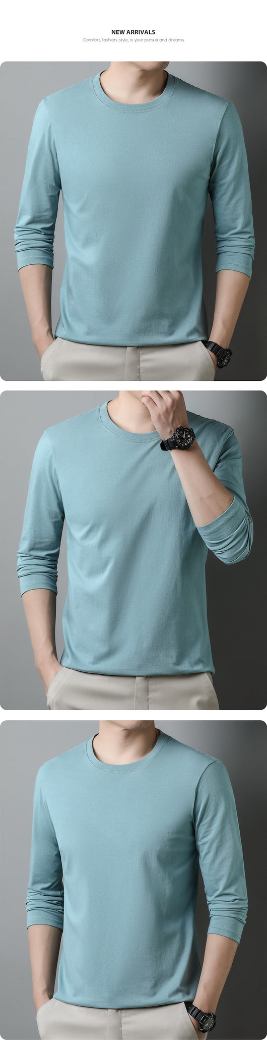 Sudadera Hoodie de Algodón Puro Manga Larga para Hombre - Image 20