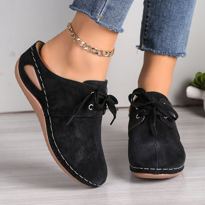 Sandalias Deportivas Mujer Verano con Cuña y Encaje - Chanclas Huecas Transpirables - Image 21