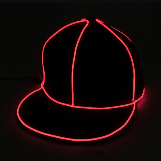 Gorra de Béisbol LED Fluorescente Hip Hop con Borde Plano - Image 8