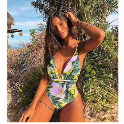 Traje de Baño Enterizo Espalda Descubierta para Mujer - Image 20
