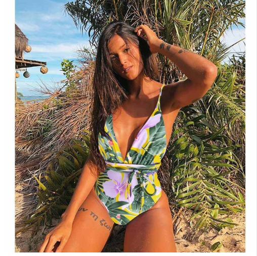 Traje de Baño Enterizo Espalda Descubierta para Mujer - Image 20