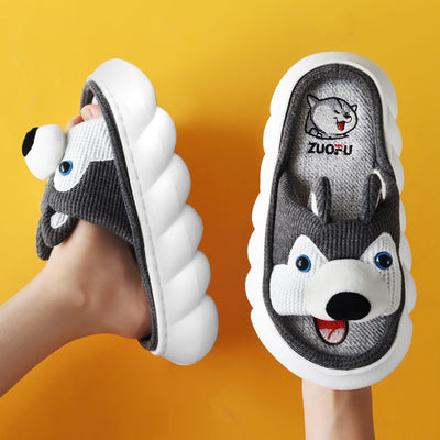 Pantuflas de Lino para Mujer Suela Gruesa Cuatro Estaciones - Image 25