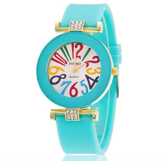 Reloj Digital de Gelatina con Diamante - Image 17