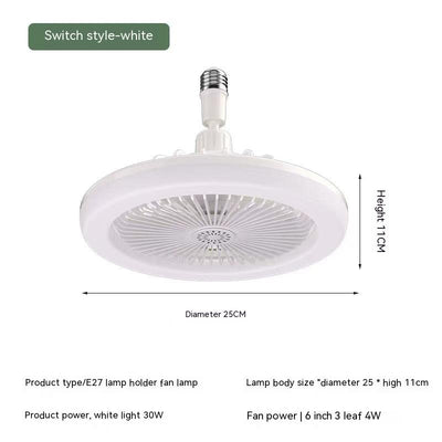 Lámpara Ventilador Aromaterápica E27 con Control Remoto para Dormitorio - Image 7