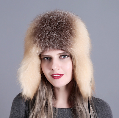 Gorro de Piel de Zorro para Mujer - Image 20