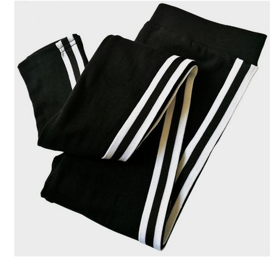 Leggings Deportivos con Raya Lateral - Pantalones Slim Elásticos para Mujer - Image 4