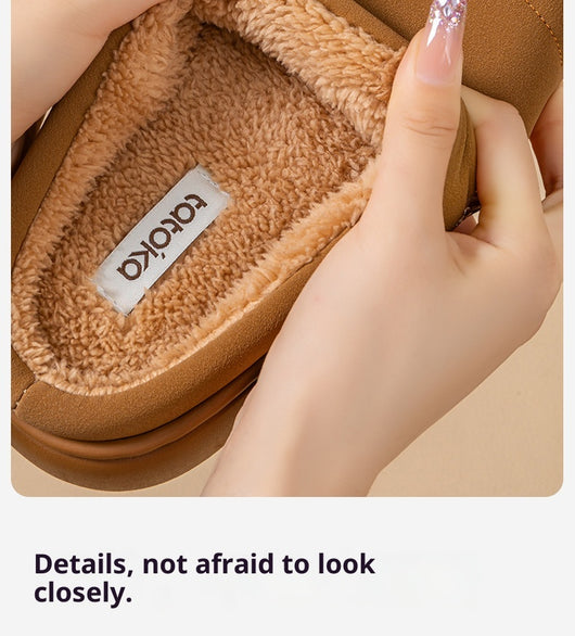 Zapatos de Algodón Impermeables con Forro Polar Cálidos para Otoño e Invierno - Image 14