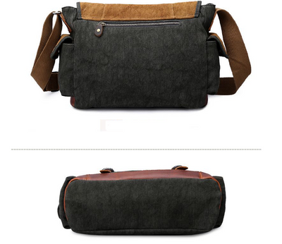 Bolsa de Lona Retro con Solapa - Estilo Vintage - Image 7