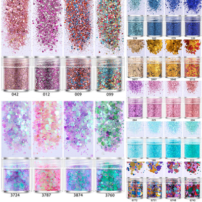 Esmalte de Uñas Láser con Lentejuelas - Juego de Combinación de Colores - Image 5
