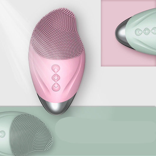 Limpiador facial eléctrico con calor y silicona - Image 3