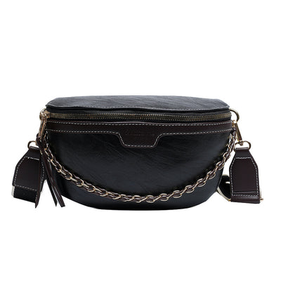 Bolso Bandolera Asimétrico de Textura y Color Casual - Image 37