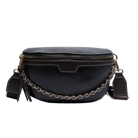 Bolso Bandolera Asimétrico de Textura y Color Casual - Image 37