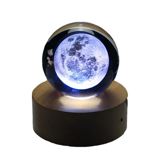 Esfera de Cristal Luna con Grabado 3D por Láser - Image 4