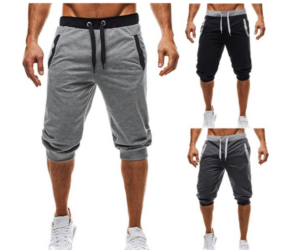 Pantalones Cortos Deportivos Casuales para Hombre - Diseño Moderno en Colores de Tendencia