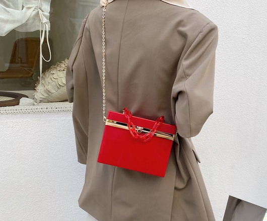 Bolso de Mano Candy Color con Cadena - Clutch Elegante para Eventos - Image 17