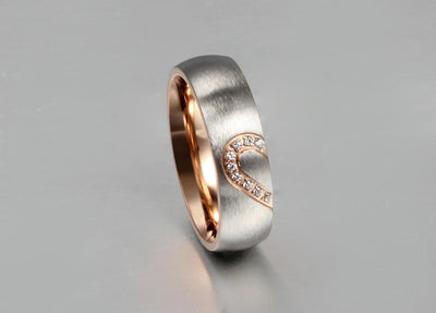 Anillo de Diamante Micro para Parejas - Diseño Elegante y Minimalista