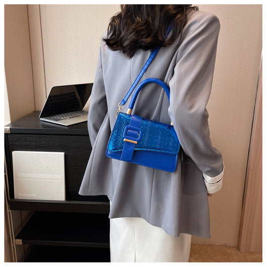 Bolsa Bandolera Cuadrada Pequeña con Patrón Brillante para Mujer - Image 22