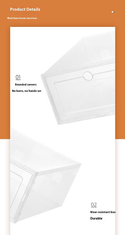 Caja Organizadora Transparente Plegable para Zapatos - Image 16