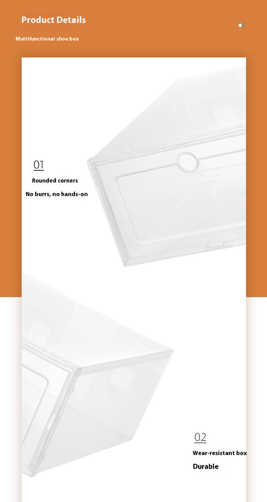 Caja Organizadora Transparente Plegable para Zapatos - Image 16