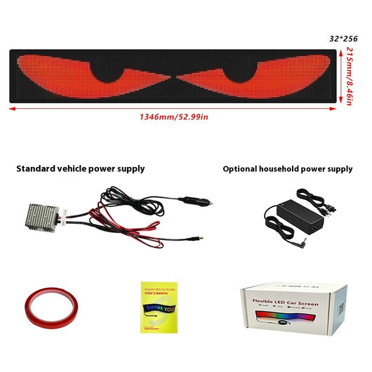 Pantalla LED Flexible para Parabrisas Dinámico con Adhesivos Luminosos - Image 7
