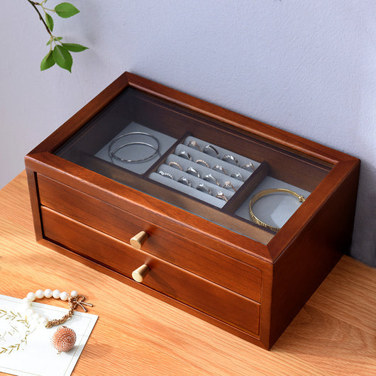 Caja Organizadora de Madera para Joyas y Maquillaje - Image 7