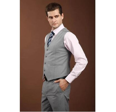 Chaleco de Traje Slim Fit Hombre Estilo Británico - Image 3