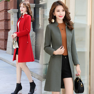 Abrigo de Lana para Mujer Corte Slim Elegante - Image 2