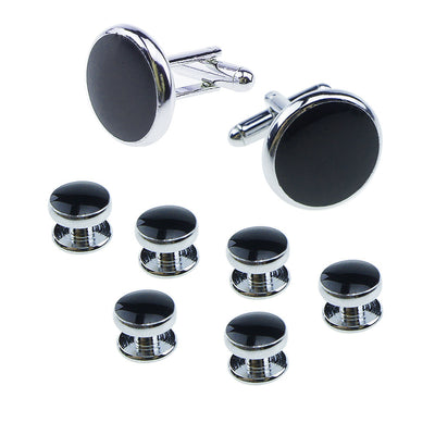 Gemelos Franceses para Hombre Diseño Concha Drip Redonda - Set Combo de 8 Pares - Image 4