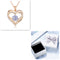 Female 925 Plateado Twelve Birthstone Pendant Necklace Rose Dorado Box June