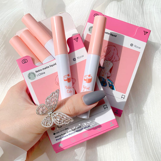 Set de Labiales Mate Aterciopelados de Larga Duración