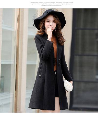 Abrigo de Lana para Mujer Corte Slim Elegante - Image 6