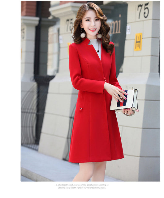 Abrigo de Lana para Mujer Corte Slim Elegante - Image 5