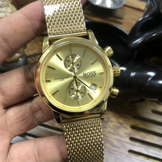 Reloj de Hombre con Malla y Movimiento Quartz de 5 Agujas - Image 13