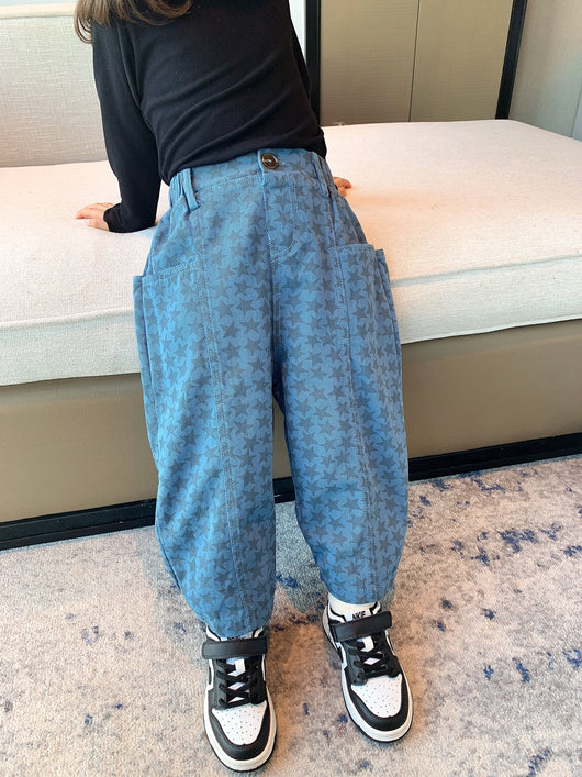 Pantalones Vaqueros Acampanados Estilo Western para Niña - Image 11