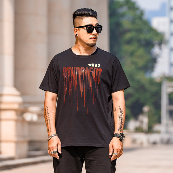 Camiseta Manga Corta Perforada Estilo Europeo y Americano